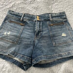Kut from the Kloth Jane high rise denim shorts